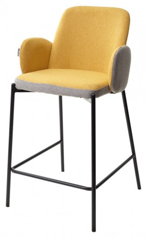 Полубарный стул NYX (H=65cm) VF106 желтый / VF120 серый М-City в Режи - rezh.mebel24.online | фото 1