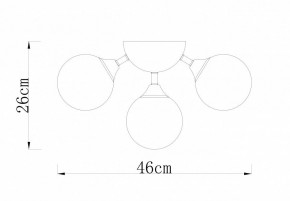 Потолочная люстра Arte Lamp Fobos A2704PL-5SG в Режи - rezh.mebel24.online | фото 3