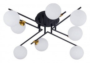 Потолочная люстра Arte Lamp Gemini A2243PL-8BK в Режи - rezh.mebel24.online | фото