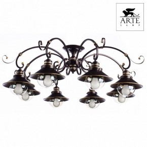 Потолочная люстра Arte Lamp Grazioso A4577PL-8CK в Режи - rezh.mebel24.online | фото 2