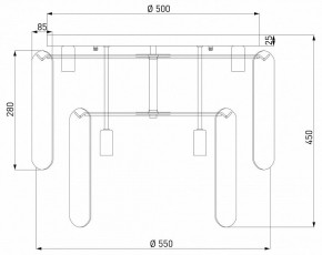 Потолочная люстра Eurosvet Claire 60170 золото в Режи - rezh.mebel24.online | фото 5