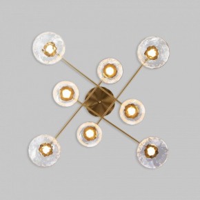 Потолочная люстра Eurosvet Ripple 50389 LED латунь в Режи - rezh.mebel24.online | фото 3