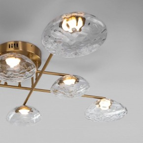 Потолочная люстра Eurosvet Ripple 50389 LED латунь в Режи - rezh.mebel24.online | фото 6