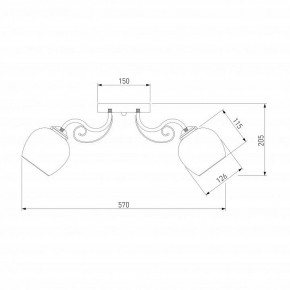 Потолочная люстра Eurosvet Wendy 30138/5 золото в Режи - rezh.mebel24.online | фото 3