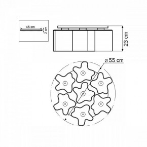 Потолочная люстра Lightstar Nubi 802070 в Режи - rezh.mebel24.online | фото 6