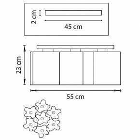 Потолочная люстра Lightstar Nubi 802077 в Режи - rezh.mebel24.online | фото 2