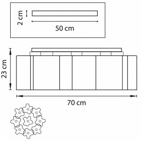Потолочная люстра Lightstar Nubi 802097 в Режи - rezh.mebel24.online | фото 2