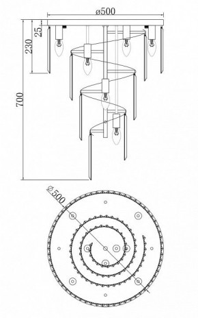 Потолочная люстра Maytoni Louis RC007CL-08CH в Режи - rezh.mebel24.online | фото 3