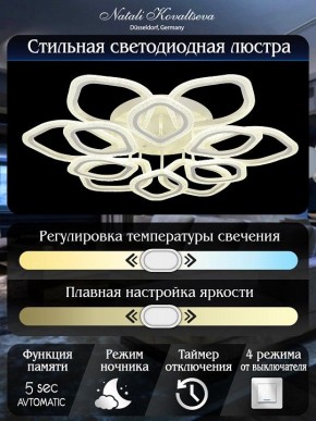Потолочная люстра Natali Kovaltseva Angel LED LAMPS 81193 в Режи - rezh.mebel24.online | фото 7