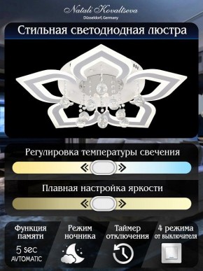 Потолочная люстра Natali Kovaltseva Cascade LED LAMPS 81159 в Режи - rezh.mebel24.online | фото 7