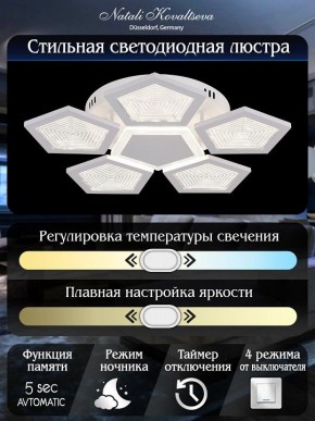 Потолочная люстра Natali Kovaltseva  LED LAMPS 81163 в Режи - rezh.mebel24.online | фото 7