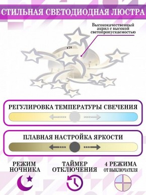 Потолочная люстра Natali Kovaltseva LED LAMPS LED LAMPS 81225 в Режи - rezh.mebel24.online | фото 5