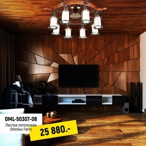 Потолочная люстра Omnilux Ferro OML-50307-08 в Режи - rezh.mebel24.online | фото 2