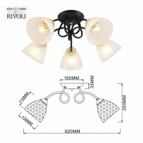 Потолочная люстра Rivoli Luiza Б0054904 в Режи - rezh.mebel24.online | фото 6