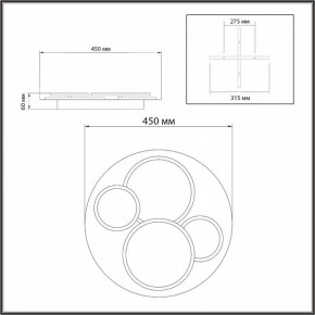Потолочная люстра Sonex Pine 7734/60L в Режи - rezh.mebel24.online | фото 9
