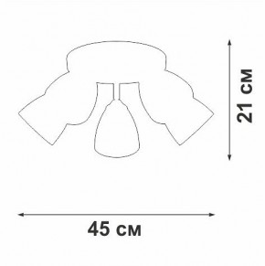 Потолочная люстра Vitaluce V4355 V4355-0/5PL в Режи - rezh.mebel24.online | фото 4