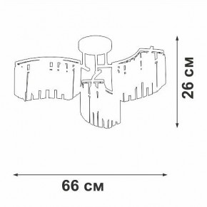 Потолочная люстра Vitaluce V5884 V5884-0/6PL в Режи - rezh.mebel24.online | фото 3