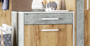Прихожая Кензо (крафт/бетон) вешалка+шкаф в Режи - rezh.mebel24.online | фото 5