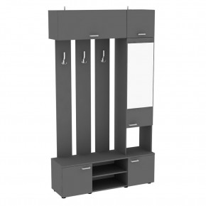 Прихожая с зеркалом V20_M (Графит) в Режи - rezh.mebel24.online | фото