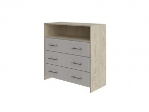 PROxSON Комод Varna (ЛДСП+ткань Бунратти/Savana Milk (молочный)) 90x40 в Режи - rezh.mebel24.online | фото
