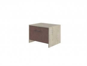 PROxSON Тумба Varna (ЛДСП+ткань Бунратти/Tesla Брауни) 51x40 в Режи - rezh.mebel24.online | фото