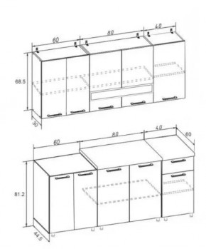 РИО-2 ЛДСП Кухонный гарнитур 1,8 м в Режи - rezh.mebel24.online | фото 7