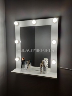 Навесное гримёрное зеркало с полочкой НЗП60 в Режи - rezh.mebel24.online | фото 2