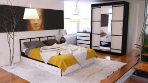 Сакура спальня № 1 Комод + Зеркало + Кровать 1600 + Тумба + Шкаф-купе 1500, сп.м. 1600х2000 мм., б/м, основание есть, ун. сб. в Режи - rezh.mebel24.online | фото 5