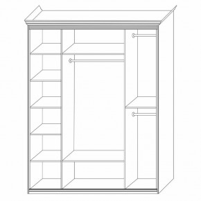Шкаф 4-х дверный (корпус) Неаполь в Режи - rezh.mebel24.online | фото 3