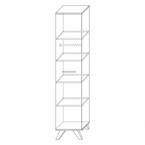 Шкаф 400 Вега Скандинавия в Режи - rezh.mebel24.online | фото 3