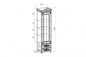 Шкаф для белья Ассоль АС-01 в Режи - rezh.mebel24.online | фото 5