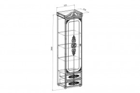 Шкаф для белья Ассоль плюс АС-01 в Режи - rezh.mebel24.online | фото 3