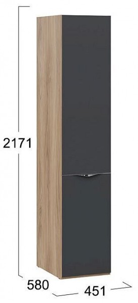 Шкаф для белья Глосс СМ-319.07.111 в Режи - rezh.mebel24.online | фото 4