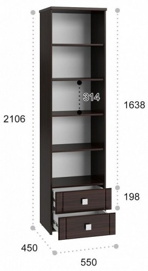 Шкаф для белья Изабель ИЗ-63К в Режи - rezh.mebel24.online | фото 3