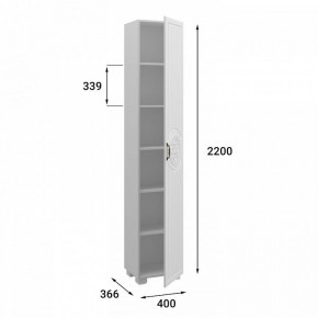 Шкаф для белья Монблан МБ-22К в Режи - rezh.mebel24.online | фото 5