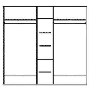 Шкаф для одежды Лика (ММ-137-01/05Б) в Режи - rezh.mebel24.online | фото 4