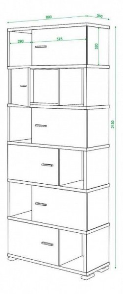 Шкаф комбинированный Домино СБ-30/6 в Режи - rezh.mebel24.online | фото 3