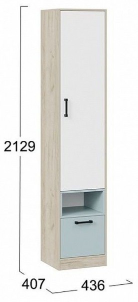 Шкаф комбинированный Оливер 401.002.000 в Режи - rezh.mebel24.online | фото 3