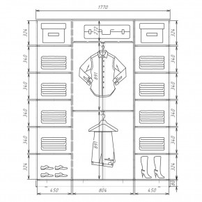 Шкаф-купе ХИТ 22-4-18/2-666 (420) в Режи - rezh.mebel24.online | фото 2