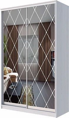 Шкаф-купе ХИТ 24-4-12-66 РОМБ БОЛЬШОЙ в Режи - rezh.mebel24.online | фото