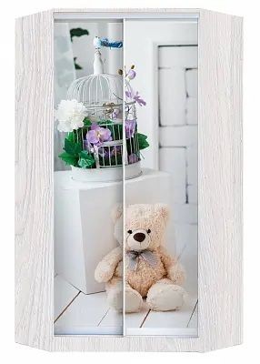 Шкаф-купе ХИТ-У-L-24-64-77 МИШКА В ИНТЕРЬЕРЕ в Режи - rezh.mebel24.online | фото