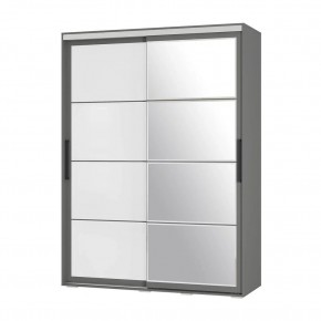 Шкаф-купе Крафт-6 1.6 м ШКК-06 (графит) в Режи - rezh.mebel24.online | фото 3