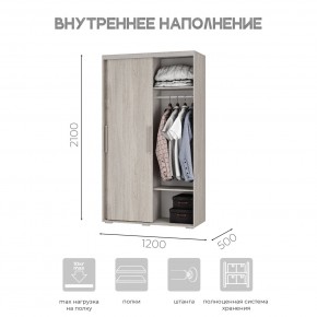 Шкаф-купе ШКК-11 (ясень белый) в Режи - rezh.mebel24.online | фото 6