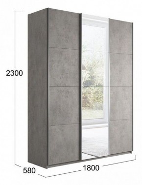 Шкаф-купе Траст СШК 2.180.60-11.13.11 в Режи - rezh.mebel24.online | фото 3