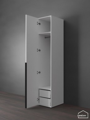 Шкаф Linnea MHR-1-3 2050х400х510 (Белый-М 11.1.1) в Режи - rezh.mebel24.online | фото 5