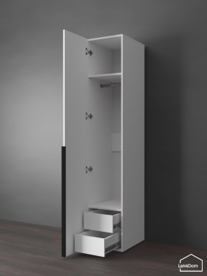 Шкаф Linnea MHR-1-3 2050х400х510 (Белый-М 11.1.1) в Режи - rezh.mebel24.online | фото 7