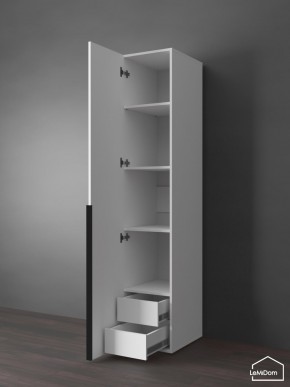 Шкаф Linnea MHR-1-3 2050х400х510 (Белый-М 11.1.2) в Режи - rezh.mebel24.online | фото 6