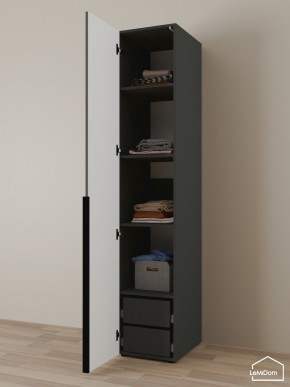 Шкаф Linnea MHR-1-4 2050х400х510 (Графит-М 11.1.25) в Режи - rezh.mebel24.online | фото 5