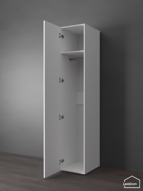 Шкаф Linnea MHR-1PO 2050х400х510 (Белый-М 11.1.2) в Режи - rezh.mebel24.online | фото 4