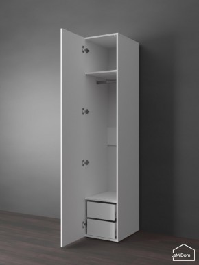 Шкаф Linnea MHR-1PO-3 2050х400х510 (Белый-М 11.1.2) в Режи - rezh.mebel24.online | фото 4